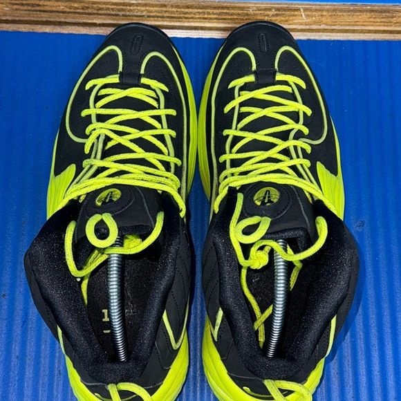 Size 11- Men’s Nike Air Penny 2 LE Cyber Volt Neon Green Black 535600-003 2012 - Picture 5 of 8